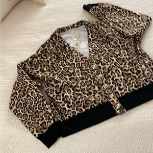 NWT Michael Michael Kors Leopard Jacket